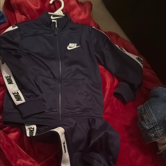 Nike Blue Tracksuit with White Details - Picture 1 of 1